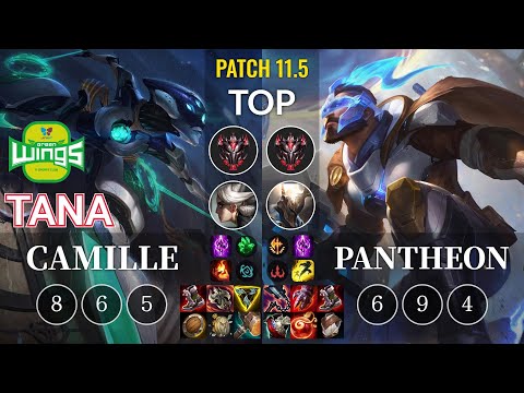 JAG TaNa Camille vs Pantheon Top - KR Patch 11.5