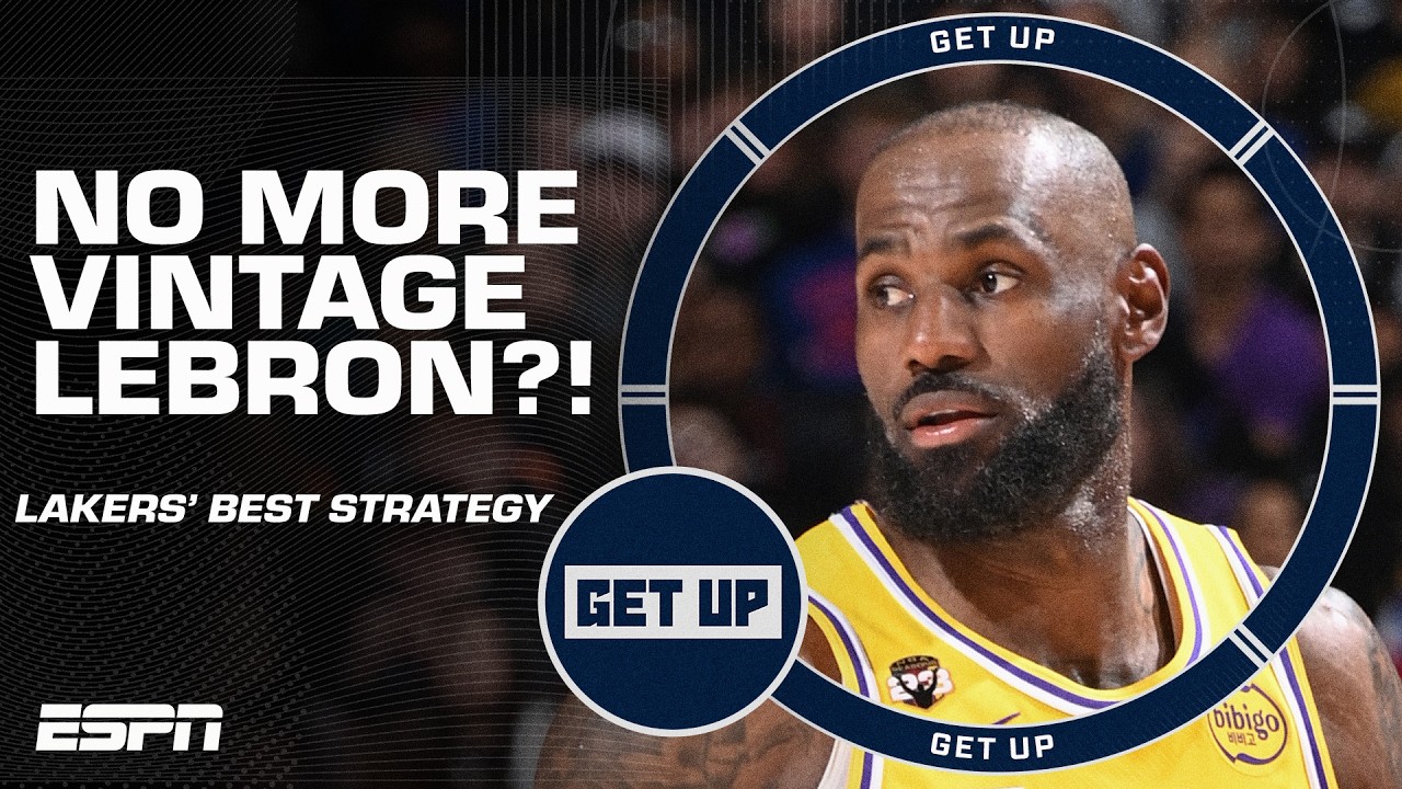NO MORE VINTAGE LEBRON?! 😧 What's the Lakers' best strategy as win streak ends vs. Pistons? | Get Up