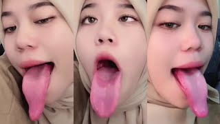Download lagu Dera anjela close up showing her tongue mp3