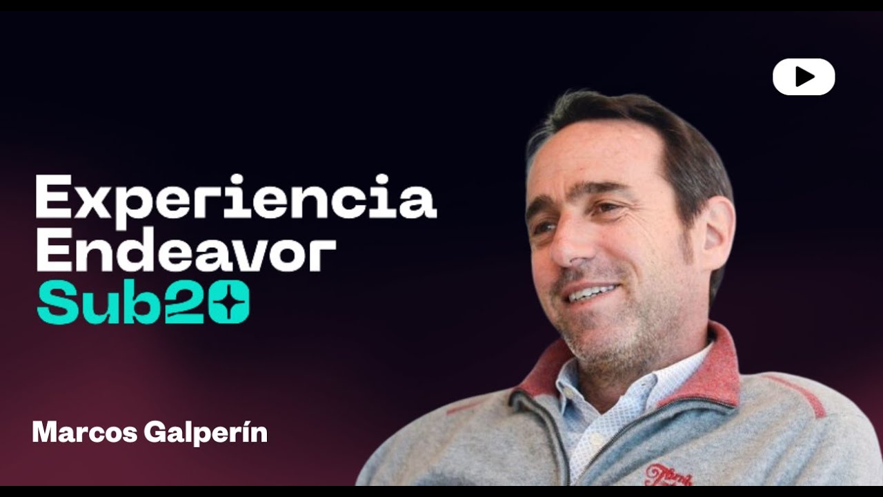 Marcos Galperin en Experiencia Endeavor Sub20