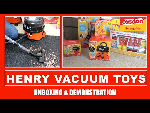 Unboxing & Assembling All The Henry Vacuum Cleaner Toys From Casdon