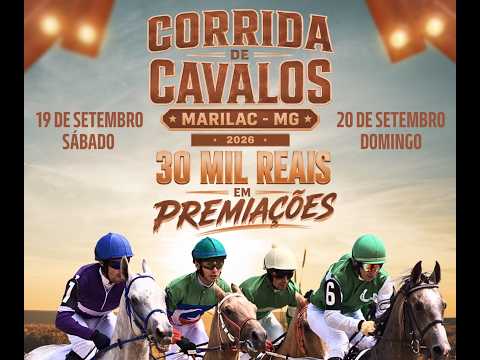 FASE FINAL DA GRANDE CORRIDA DE CAVALO DE MARILAC MG