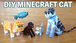 How to Make a Perler Bead Minecraft Cat!