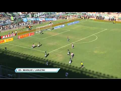 Gol Lanzini. San Martín 0 River 1. Torneo Inicial 2012. Fecha 19. Fútbol Para Todos.