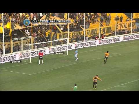 Ocasión de Miralles. Olimpo 1 - Rafaela 0. Fecha 9. Torneo Final 2014. Fútbol Para Todos