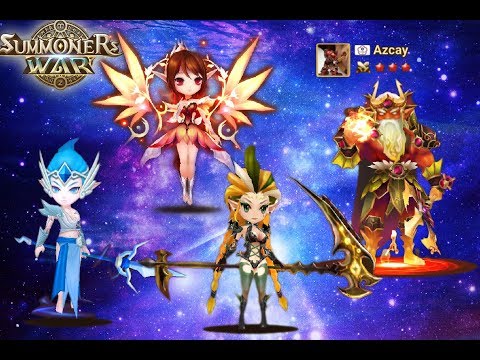 Summoners War : RTA season 10 - Endless CC team ft Awakened Iselia, Okeanos, Tyron, Ethna and more