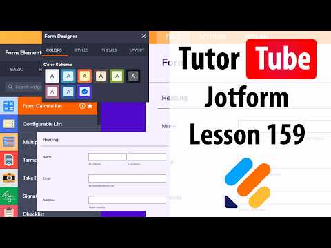 Jotform Lesson 159 Using Form Templates