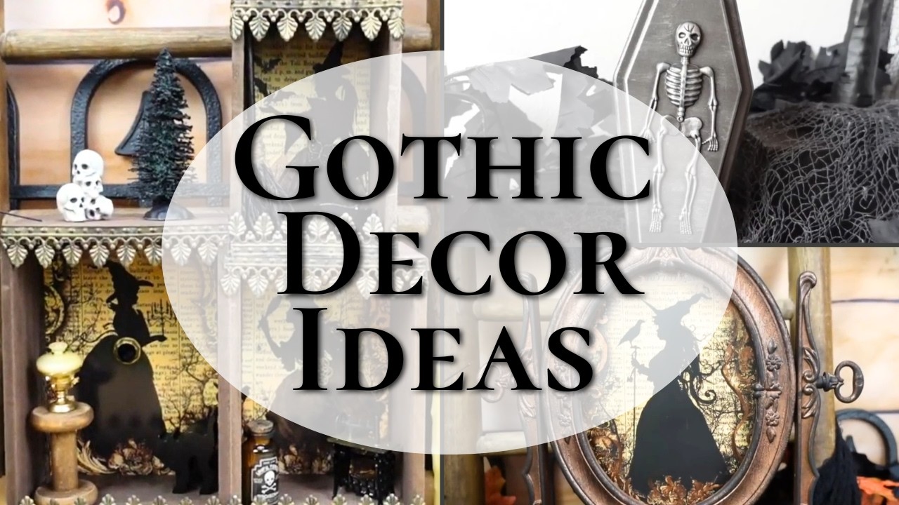 Gothic DIY Marathon of Dark & Elegant Craft Ideas