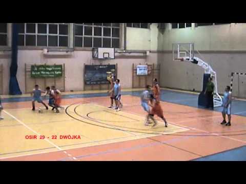 OZKosz Cz-wa Liga Okręgowa 2011/2012 13.02.12 OSiR Kłobuck - UKS DWÓJKA Kamienica Polska 2 kwarta