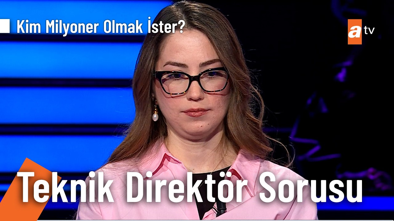 Dinlediğiniz konuşmayı yapan teknik direktör kimdir? - Kim Milyoner Olmak İster? 1250. Bölüm