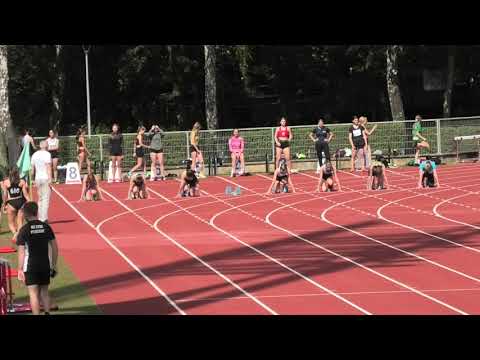 100m K U16 bieg 7 - Poznań 20210904