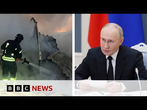 Video | Russia says latest strike on Ukraine was 'response' to use of UK and US weapons | BBC News