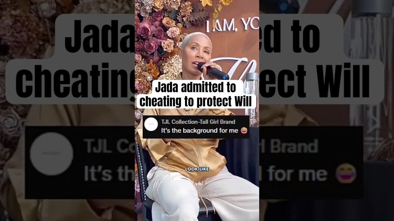 Jada says she publicly admitted to cheating to protect Will #jadapinkett #willsmith #cheating ￼