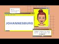 Pronounce Johannesburg i.e Joburg in Afrikaans