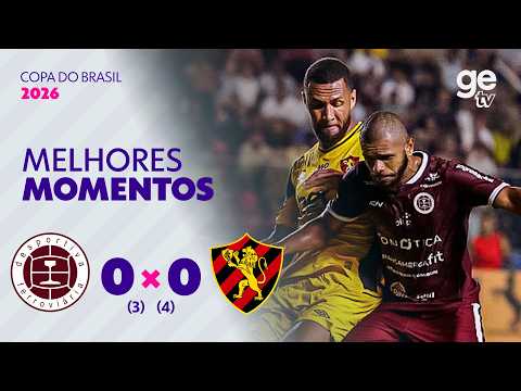 Gols e lances de Deportiva Ferroviária x Sport