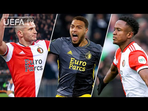 🔴⚪ LINSSEN, DESSERS, SINISTERRA | All FEYENOORD 2021/22 GOALS to reach the #UECL Final ⚽