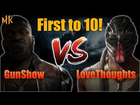 INSANE First to 10 SET! - LoveThoughts (Kabal) Vs GunShow (Jax)【Mortal Kombat 11】
