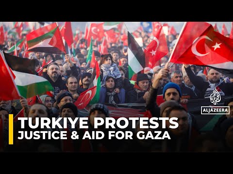 Video | Thousands march in Istanbul to protest Israel’s genocide in Gaza, humanitarian crisis
