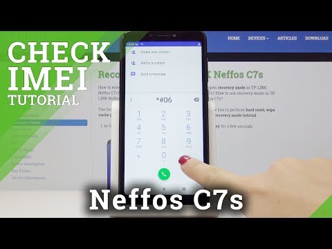 How to Check IMEI in TP-LINK Neffos C7s - Serial Number