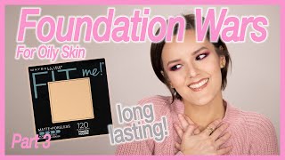 Maybelline Fit Me Matte + Poreless Powder - Powder Foundation Wars - Oily Skin (Drugstore Edition)