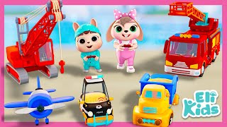 Toy Truck & Car MEGA Party | Eli Kids Nursery Rhymes