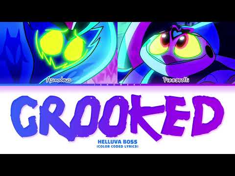 HELLUVA BOSS - 'Crooked' (Color Coded Lyrics)