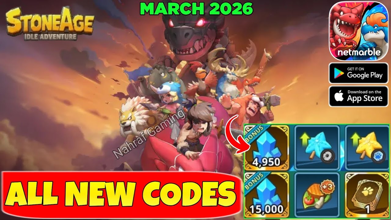 *𝗡𝗲𝘄* 𝗦𝘁𝗼𝗻𝗲𝗔𝗴𝗲 𝗜𝗱𝗹𝗲 𝗔𝗱𝘃𝗲𝗻𝘁𝘂𝗿𝗲 𝗚𝗶𝗳𝘁 𝗖𝗼𝗱𝗲𝘀 𝗠𝗮𝗿𝗰𝗵 𝟮𝟬𝟮𝟲 | 𝗦𝘁𝗼𝗻𝗲𝗔𝗴𝗲 𝗖𝗼𝗱𝗲𝘀 - 𝗛𝗼𝘄 𝘁𝗼 𝗥𝗲𝗱𝗲𝗲𝗺