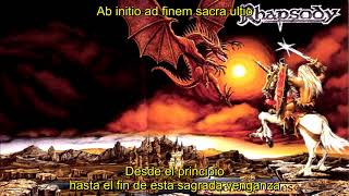 Rhapsody - Ira Tenax (Letra en Latin &amp; Sub. Español)