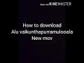 How To Download Ala Vaikunthapurramulooala Full Movie In HD