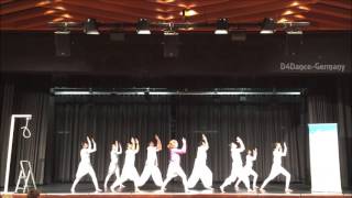 D4Dance Germany Team Contemporary-Bollywood performance : Duhai