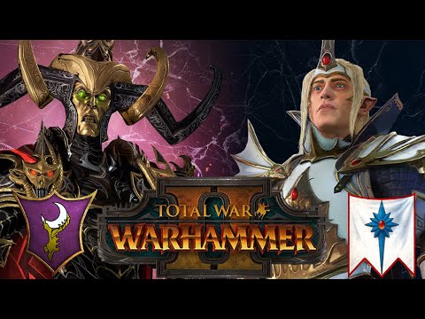 The King vs The Prince | Dark Elves vs High Elves | Total War: Warhammer 2
