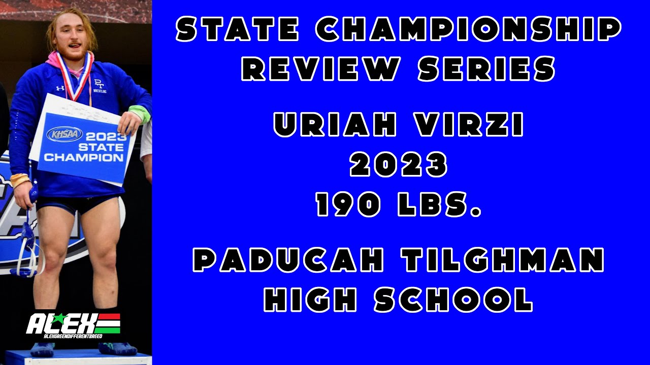 State Wrestling Championship match review w/ Uriah Virzi (Paducah Tilghman; 2023 190 lbs.)