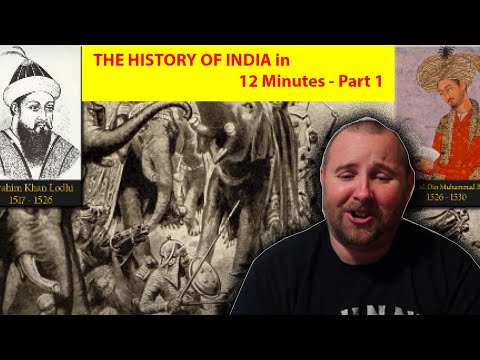THE HISTORY OF INDIA in 12 Minutes - Part 1 REACTION!