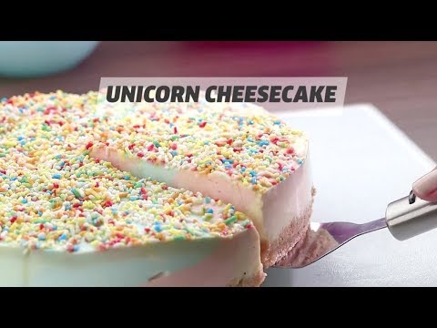 Magical & Delicious Unicorn Cheesecake