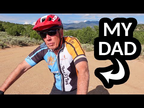 TRAINING TO RACE A MTB AT AGE 76 (my dad's first race in a decade)