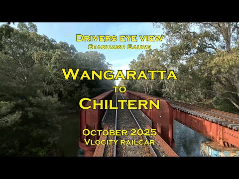 Drivers eye view, Wangaratta to Chiltern, Oct 2025