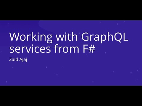 Working with GraphQL services from F# - Zaid Ajaj - NDC Oslo 2021