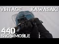 Vintage Kawasaki 440 Snowmobile