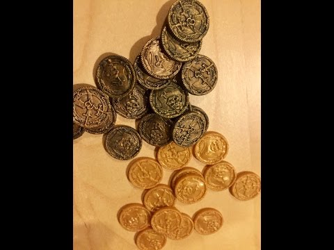 How to Paint Rum & Bones Plastic Coins