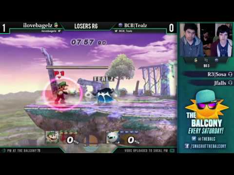 PM @ the Balcony 79 - Losers R5  ft. BCB|Tealz (Metaknight) VS ilovebagelz (Luigi)