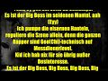 Kollegah-Big Boss Lyrics (+ Bridge) 