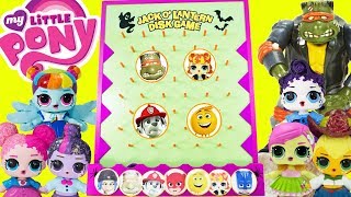LOL MANE 6 Rescue Friends HALLOWEEN DISK DROP GAME LOL Surprise My Little Pony TOY SURPRISES