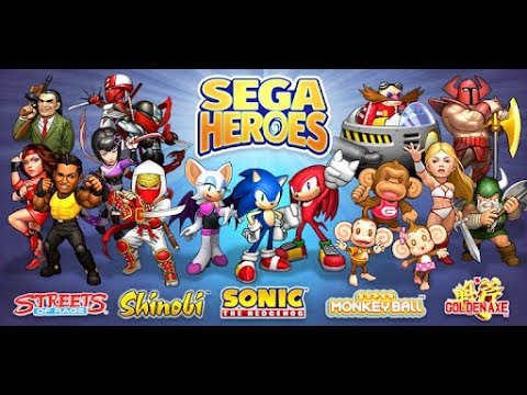 Sega Heroes Mobile. Gameplay sonic,golden axe, street of rage и другие