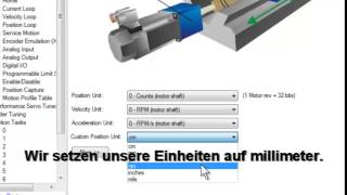 AKD Units Setup - Screw Mechanism