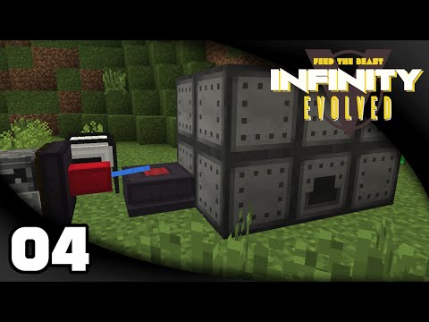Infinity Evolved - Ep 4: Rock Crusher and Blast Furnace | FTB Infinity Evolved Expert Mode