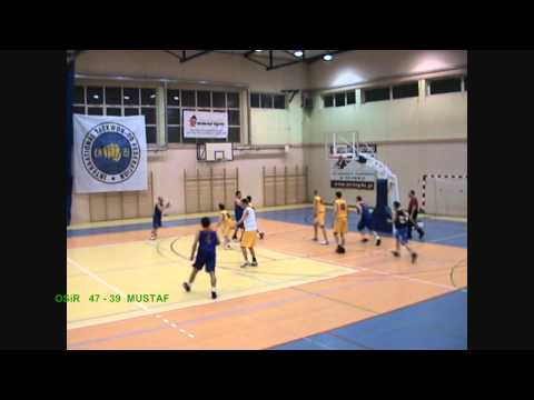 Liga Okręgowa Koszykówki 2010/2011  OSiR Kłobuck - UKS Mustaf  Częstochowa  3 kwarta