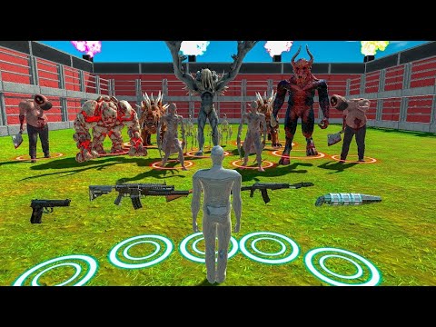 🔥BATTLE ROYAL FPS AVATAR vs INFERNALS TEAM - Animal Revolt Battle Simulator