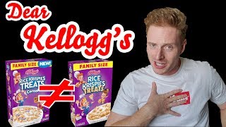 Dear Kellogg's, Change Rice Krispies Treats Cereal Back