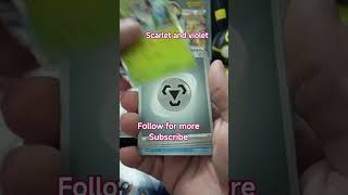 UNBOXING Scarlet and violet sleeved pack#pokemon #masterballgr #pokemoncards #viral