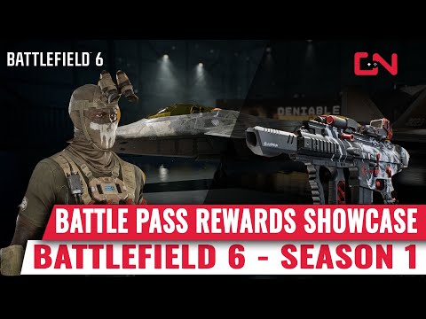 Battlefield 6 Season 1 Battle Pass Rewards Showcase with Battlefield Pro Rewards